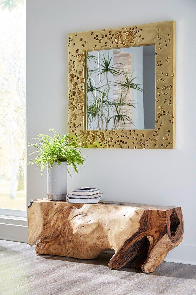 Phillips Collection Splotch Mirror, Gold Leaf, 39"W (PH102735 YV0J07W5U2)