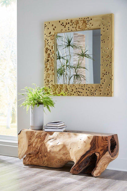 Phillips Collection Splotch Mirror, Gold Leaf, 39"W (PH102735 YV0J07W5U2)