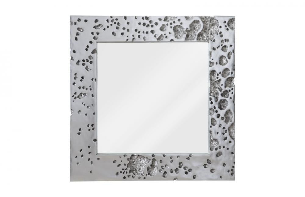 Phillips Collection Splotch Mirror Silver Leaf