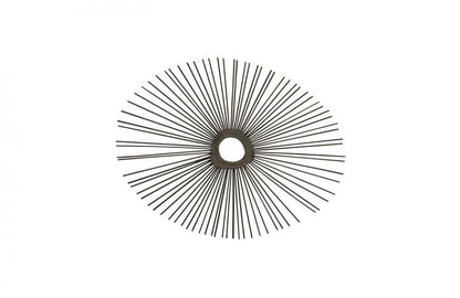Phillips Collection Spoke Mirror, Round, Charcoal, 55"W (TH75403 YV0J07W5U5)