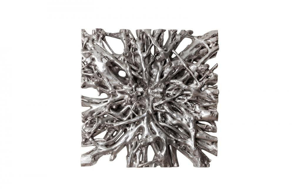 Phillips Collection Square Root Wall Art Silver Leaf