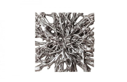 Phillips Collection Square Root Wall Art Silver Leaf