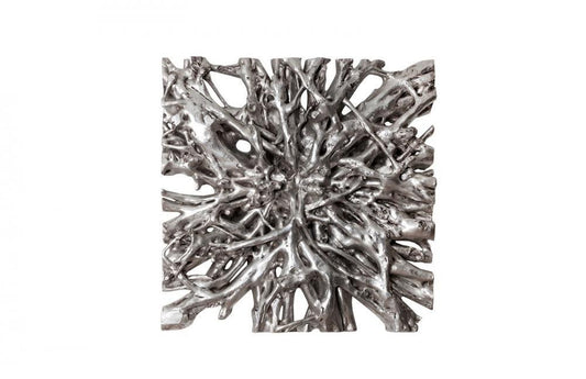 Phillips Collection Square Root Wall Art Silver Leaf