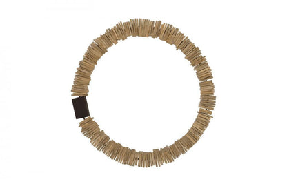 Phillips Collection Stacked Wall Ring Wall Sculpture, Medium, Ivory, 30"W (TH89177 YV0J07W5UK)