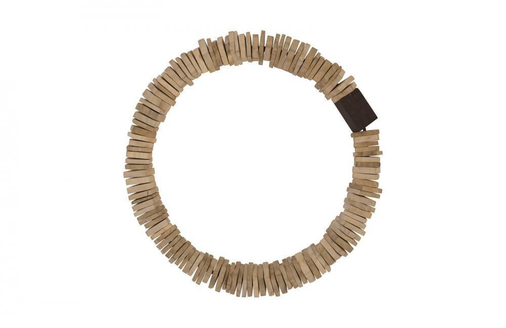 Phillips Collection Stacked Wall Ring Wall Sculpture, Small, Ivory, 22"W (TH89178 YV0J07W5UL)
