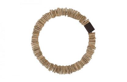 Phillips Collection Stacked Wall Ring Wall Sculpture, Small, Ivory, 22"W (TH89178 YV0J07W5UL)