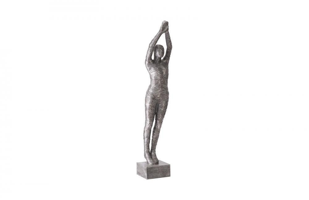 Phillips Collection Standing Diving Sculpture Aluminum