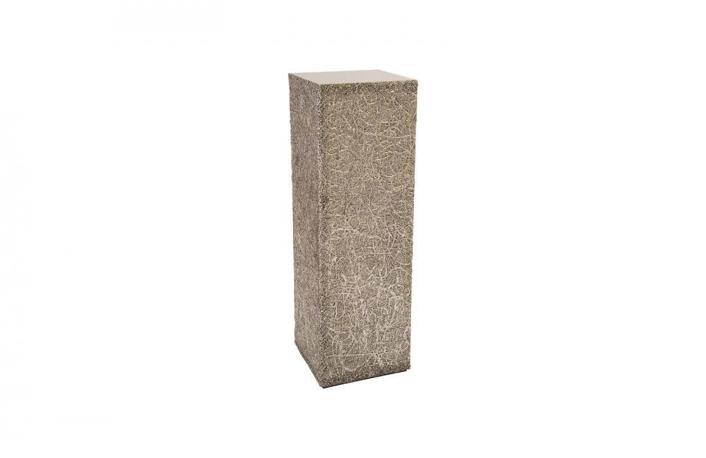 Phillips Collection String Theory Large Pedestal Silver Leaf