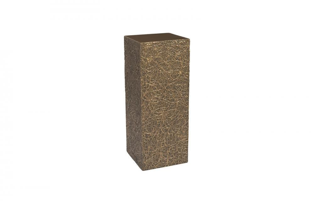 Phillips Collection String Theory Medium Pedestal Polished Bronze