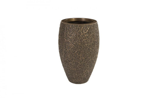 Phillips Collection String Theory Small Planter Polished Bronze