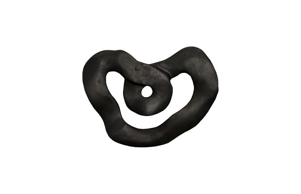 Phillips Collection Swirl Wall Tile, Black, 16"W (ID112232 YV0J07W6R0)