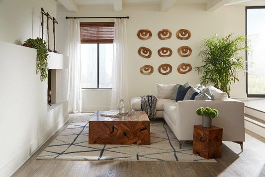 Phillips Collection Swirl Wall Tile Black