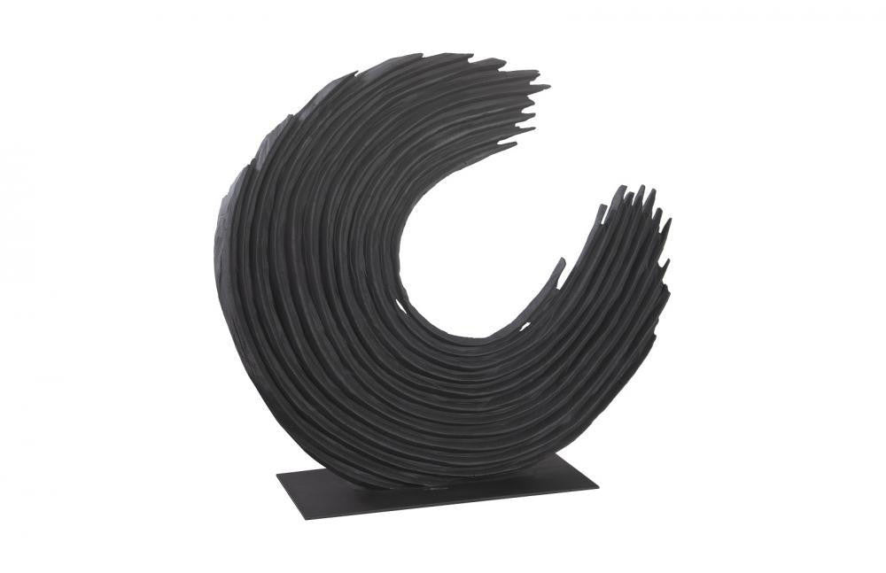Phillips Collection Swoop Sculpture Black