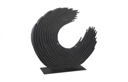 Phillips Collection Swoop Sculpture Black