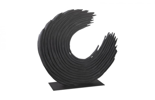 Phillips Collection Swoop Sculpture Black