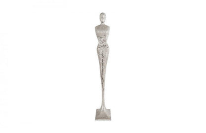 Phillips Collection Tall Chiseled Male Sculpture Bronze