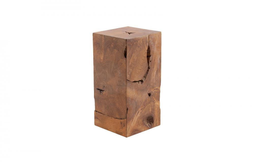Phillips Collection Teak Slice Small Pedestal Natural Teak