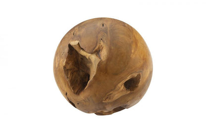 Phillips Collection Teak Wood Small Ball Natural Teak