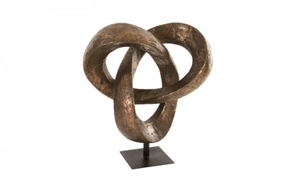 Phillips Collection Trifoil Sculpture Polished Bronze