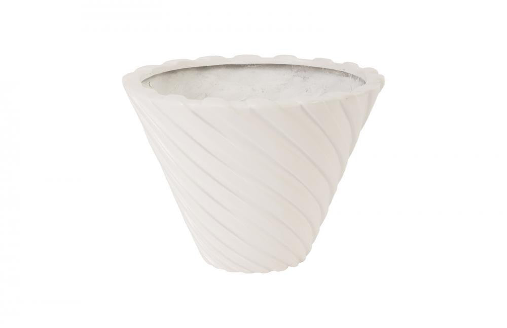Phillips Collection Turbo Planter Glossy White