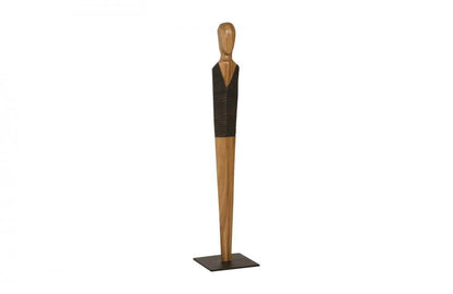 Phillips Collection Vested Male Figure Sculpture Chamcha, White