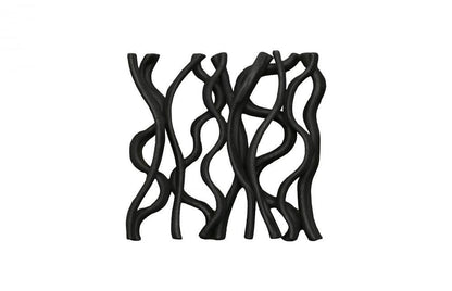 Phillips Collection Vine Wall Tile, Black, 13"W (TH112230 YV0J07W7Q1)