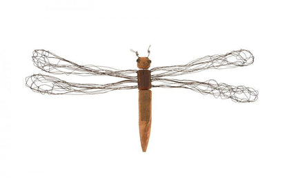 Phillips Collection Wire Wing Dragonfly Wall Art Wood