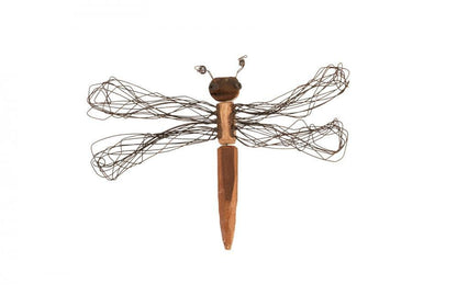 Phillips Collection Wire Wing Dragonfly Wall Art Wood