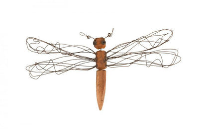 Phillips Collection Wire Wing Dragonfly Wall Art Wood