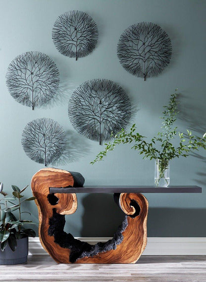 Phillips Collection Wire Wall Tile, Tree, Medium, Black, 24"W (TH100393 YV0J07W7R6)