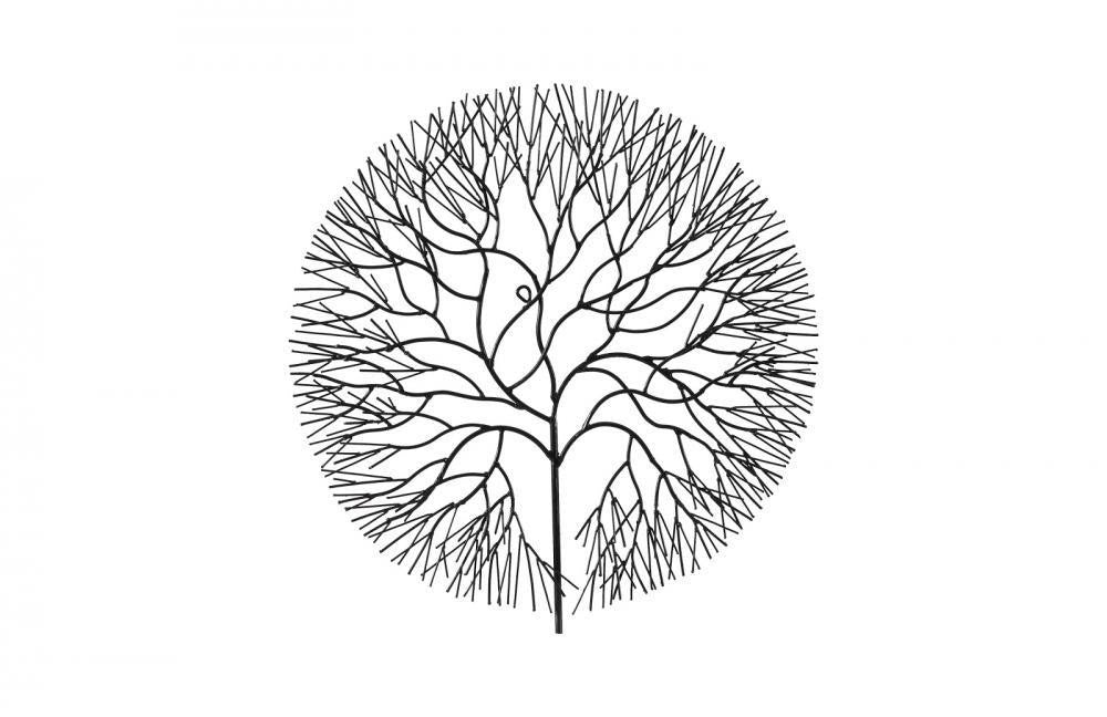Phillips Collection Wire Wall Tile, Tree, Medium, Black, 24"W (TH100393 YV0J07W7R6)