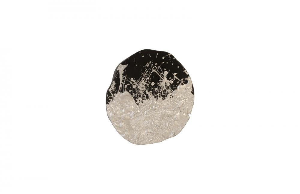 Phillips Collection Wisp Wall Tile Silver Leaf, Black