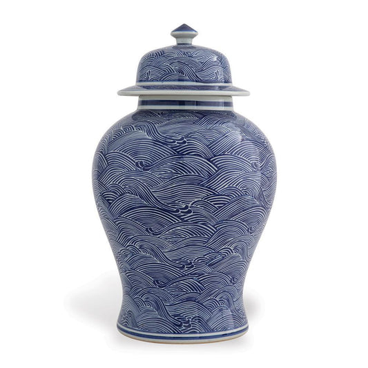 Port 68 Aegean Jar Blue, White