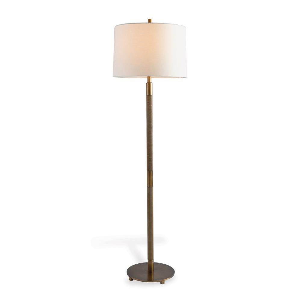 Port 68 Billy Floor Lamp Aged Brass