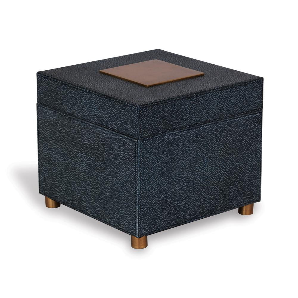 Port 68 Cairo Box Gray, Aged Brass