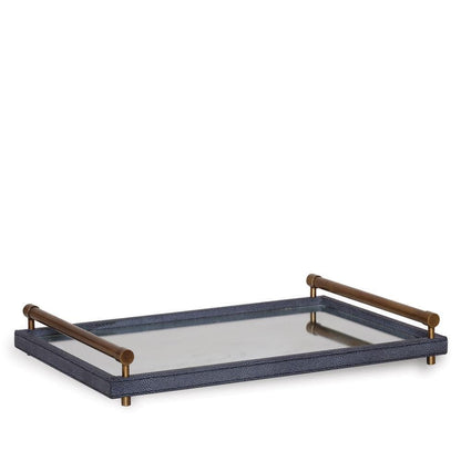 Port 68 Cairo Tray Gray, Aged Brass