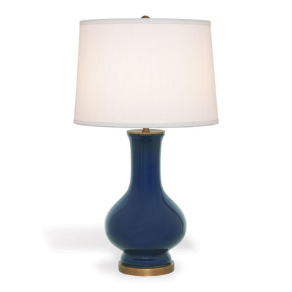 Port 68 Dorothy Table Lamp Cobalt Blue, Aged Brass