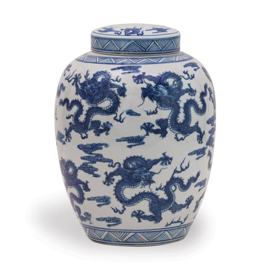 Port 68 Dragon Jar Navy Blue, White