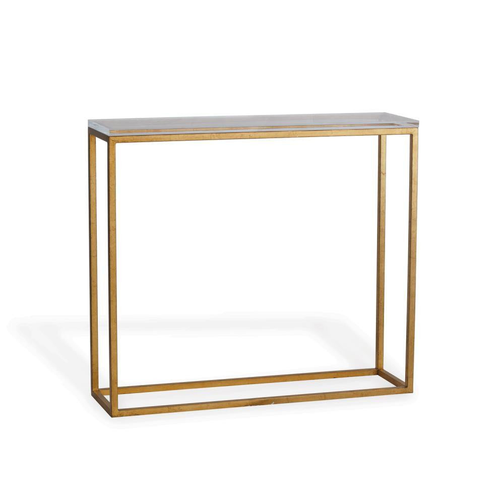 Port 68 Drake Console Gold Leaf, Clear