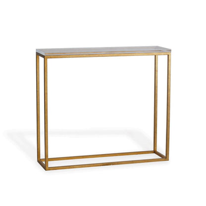Port 68 Drake Console Gold Leaf, Clear