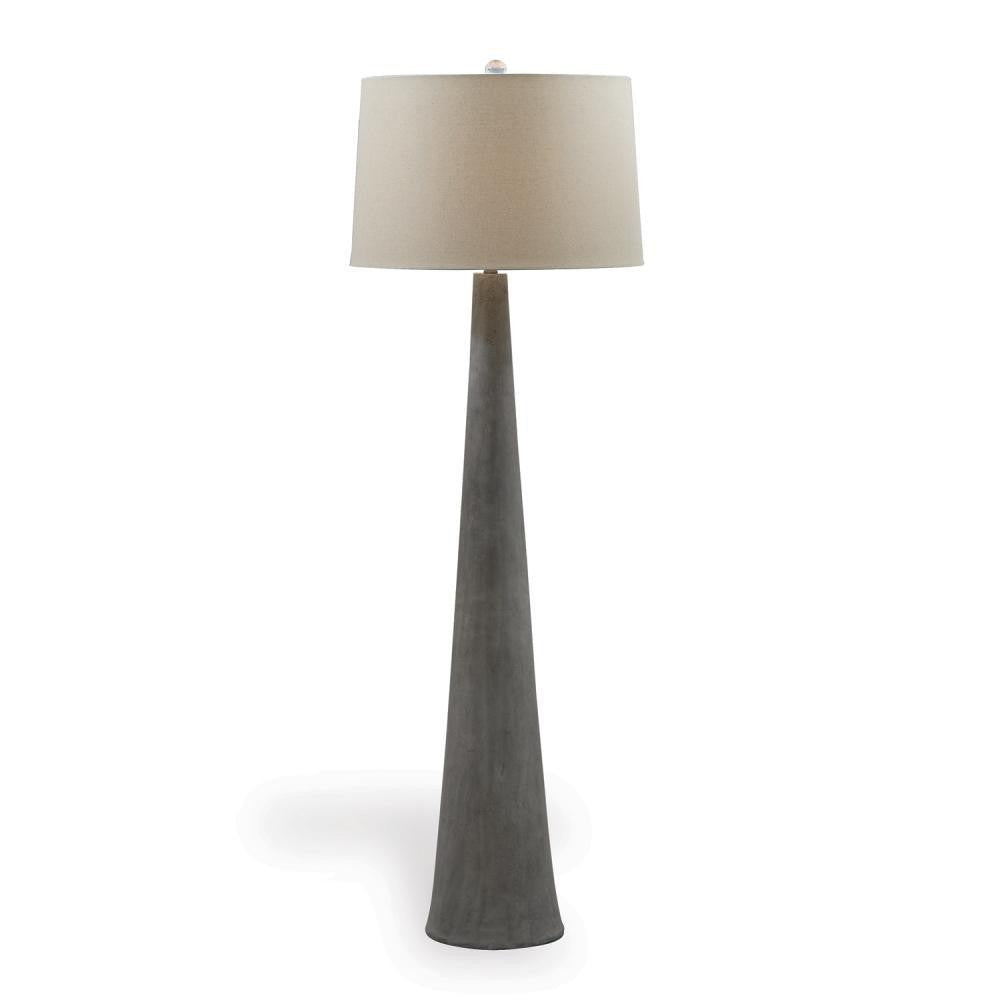 Port 68 Draper 1 Light Floor Lamp Gray