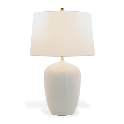 Port 68 Franklin Table Lamp Cream, Aged Brass