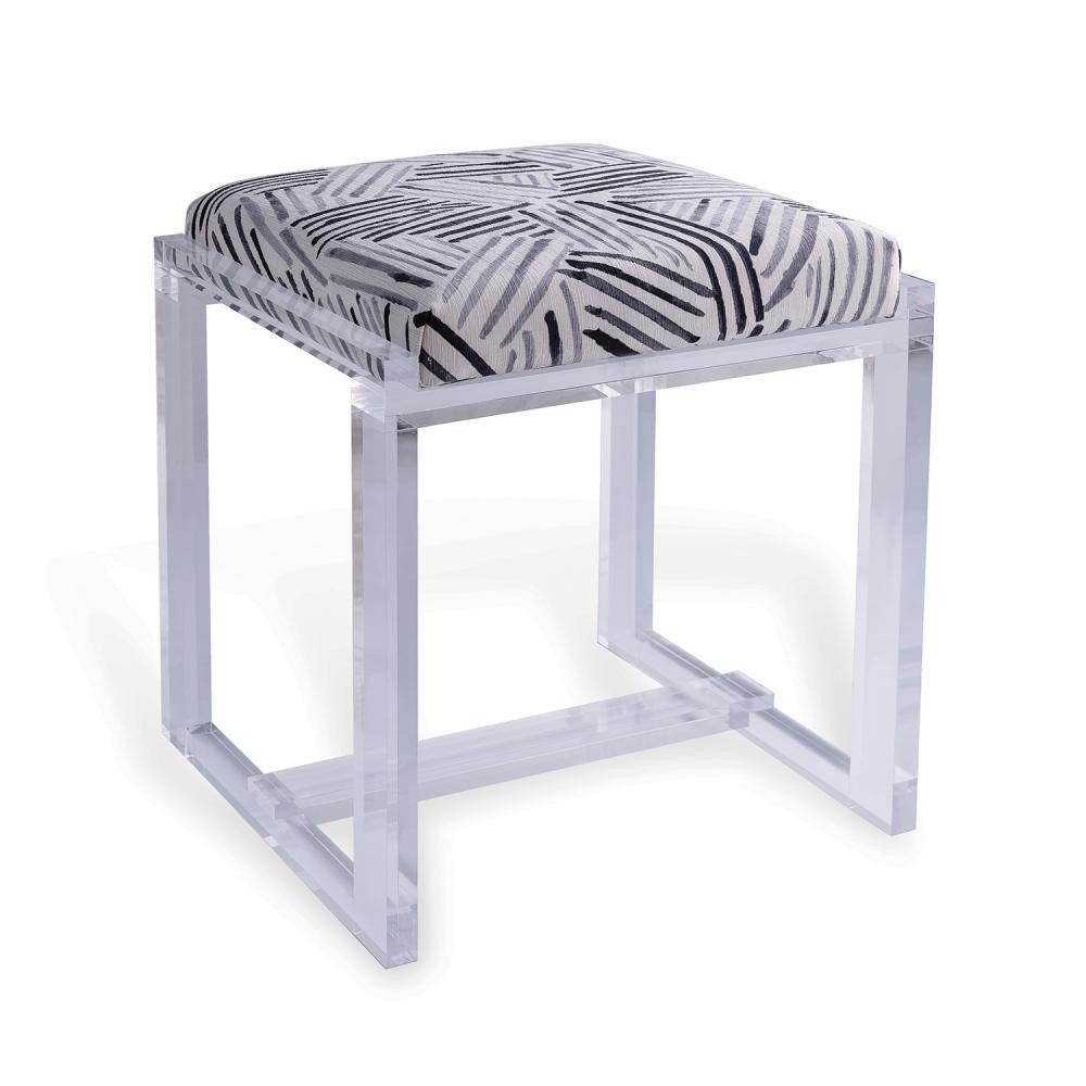 Port 68 Glencoe Bench Gray, Black, Clear
