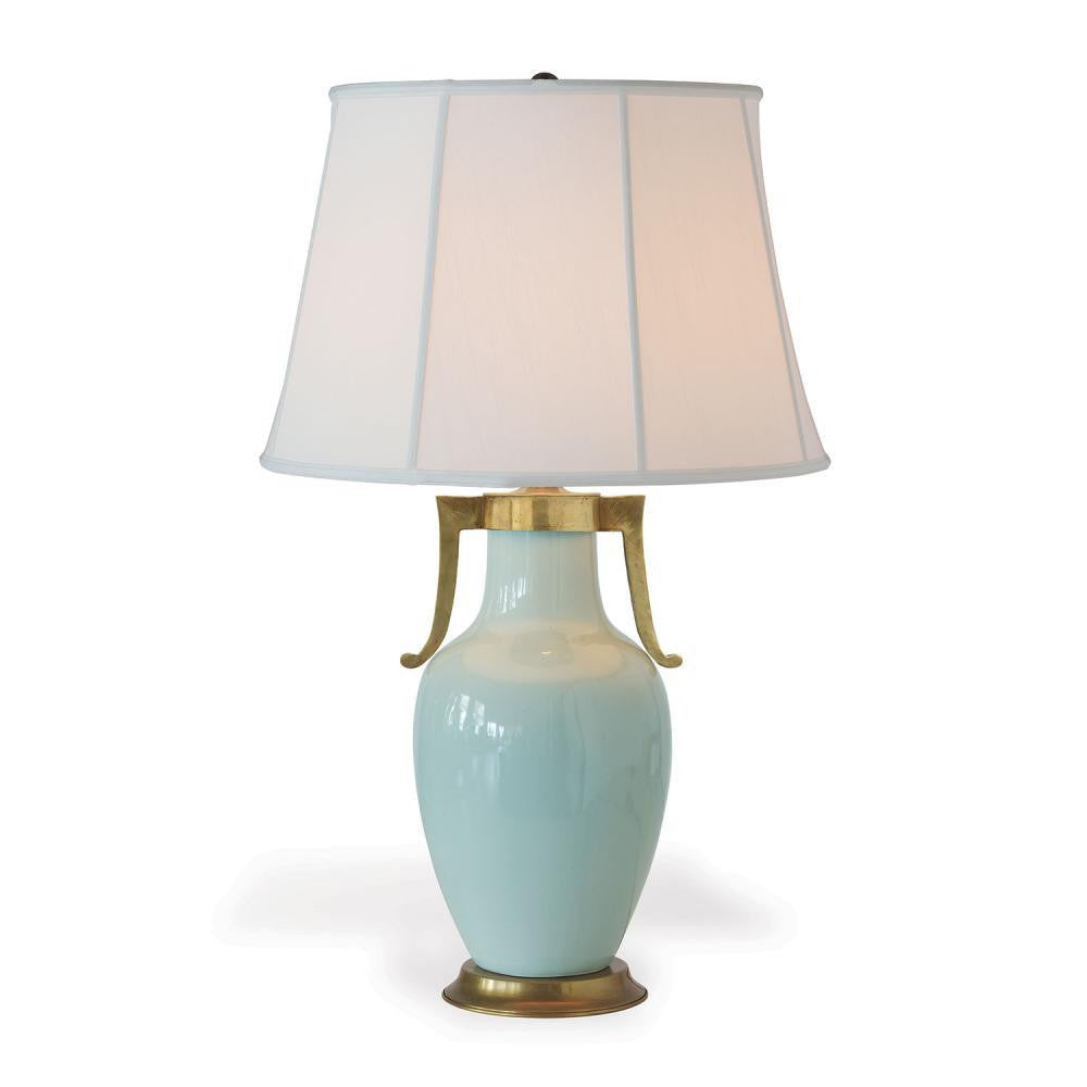 Port 68 Glenda Table Lamp Celadon, Brass
