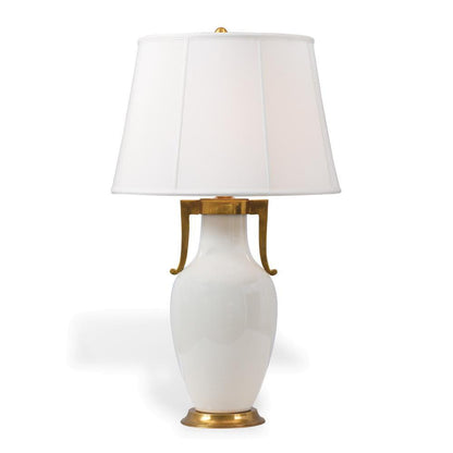 Port 68 Glenda Table Lamp Cream, Aged Brass