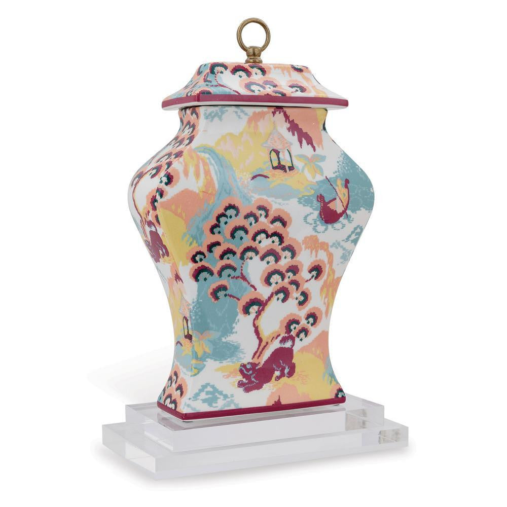 Port 68 Madcap Cottage Canton Jar Red, White