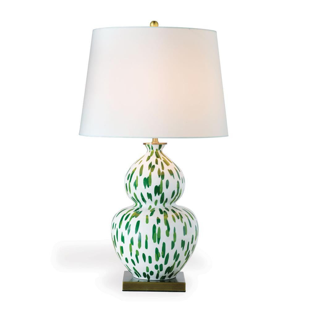 Port 68 Madcap Cottage Mill Reef Table Lamp Green, White