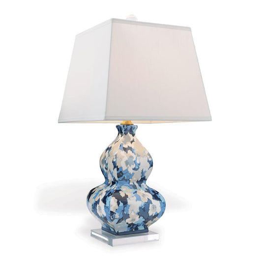 Port 68 Madcap Cottage Rousham Table Lamp Blue, White