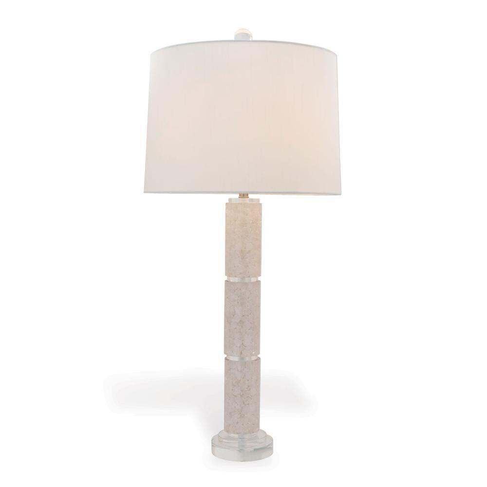 Port 68 Madison Table Lamp Ivory, Clear