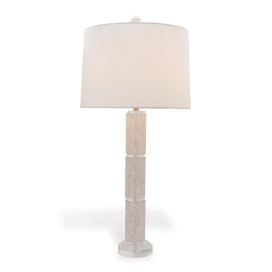 Port 68 Madison Table Lamp Ivory, Clear